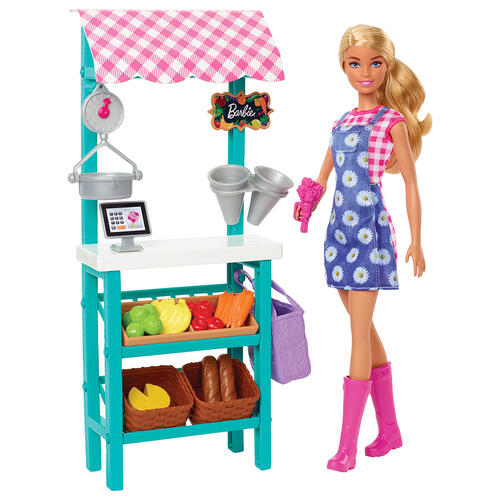 Barbie Farmers Market Playset Barbie Doll (Blonde)