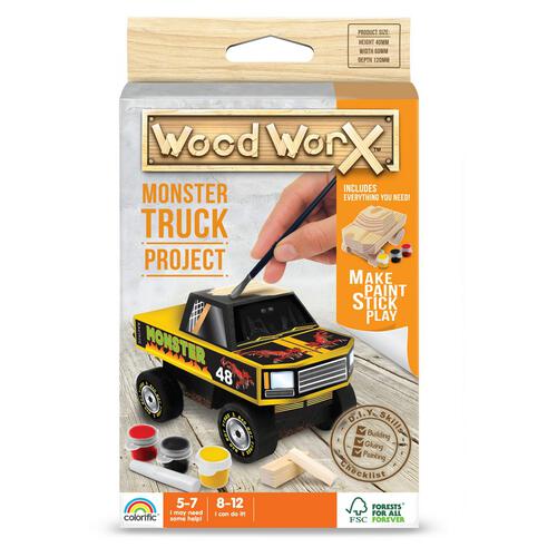 Wood WorX Boys Impulse Monster Truck Kit