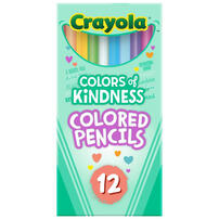 Crayola 12 Ct Colors Of Kindness Colored Pencils
