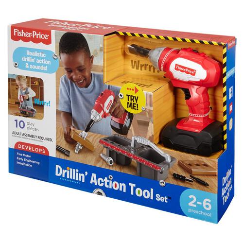 Fisher-Price Drillin' Action Tool Set