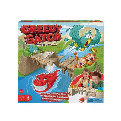Greedy Gator Kids Game For 2 Players, Fun For Family And Game Nights