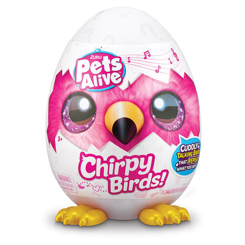 Pets Alive Chripy Bird - Assorted