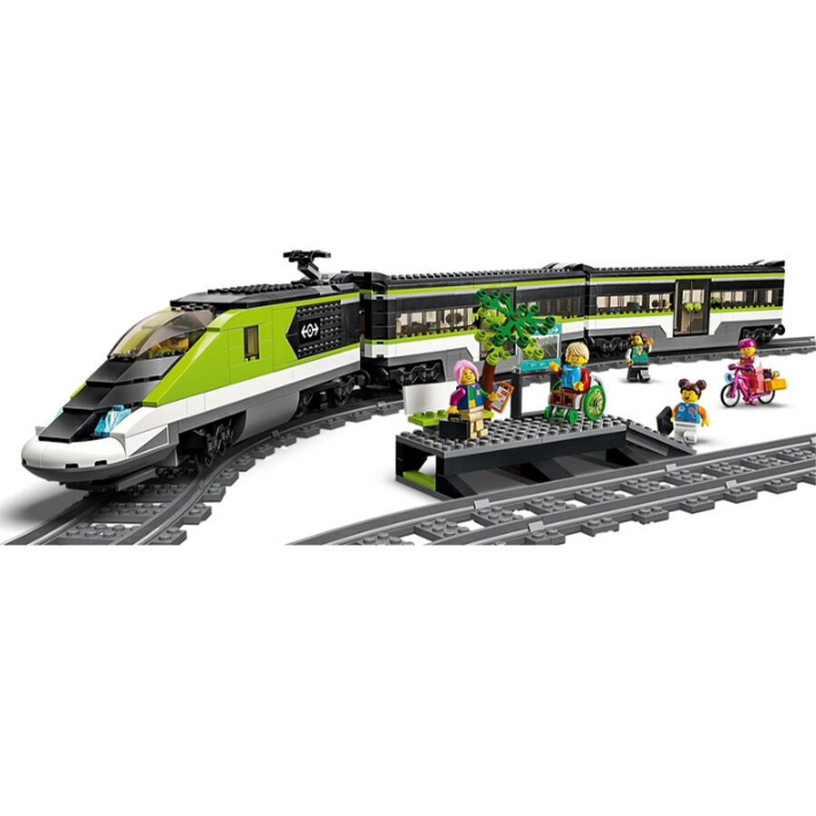 大阪売り出し 特別価格LEGO City Express Passenger Train Set， 60337 Remote Controlled  Toy， Gifts for Kids， Boys ＆ Girls with Working Headlights， Coaches a並行輸入 