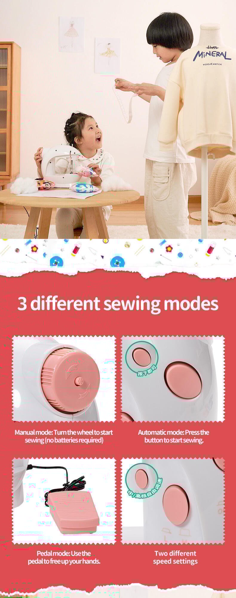Creation Nation Mini Sewing Machine Toys"R"Us Brunei Official site