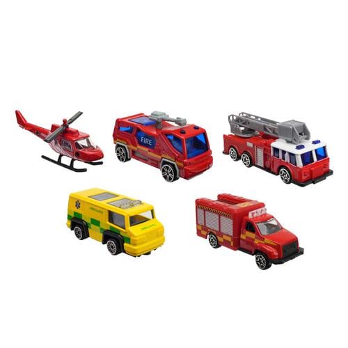 playpop 5-Pack Diecast Vehicles - Fire fighter