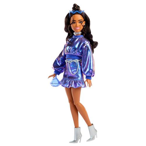 Barbie Deluxe Style Latina Blue Dress Fall