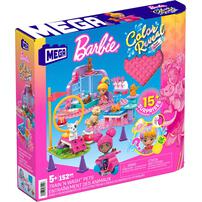 MEGA Barbie Color Reveal Train N Wash Pets