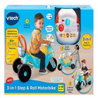 Vtech New 3 In 1 Step N Roll Motorbike