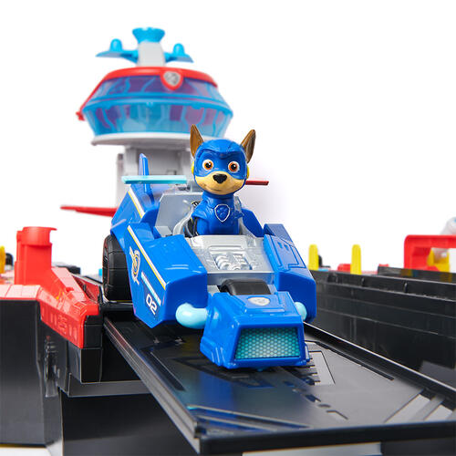 Paw Patrol The Mighty Movie Aircraft Carrier HQ 