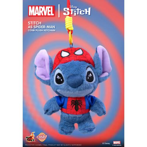 Hot Toys Disney Stitch Cosbi Plush Keychain Blind Box PPLU072N (1 Pc)