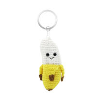 playpop Crochet DIY Keyring Banana
