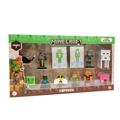Minecraft Toppeez 12 Pcs Pack Deluxe