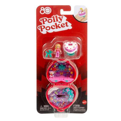 Polly Pocket Mattel 80th Ruby Red Ring Box