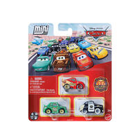 Disney Pixar Cars Mini Racers 3-Pack- Assorted