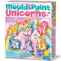 4M Kidz Maker Mould & Paint/Glitter Unicorns 