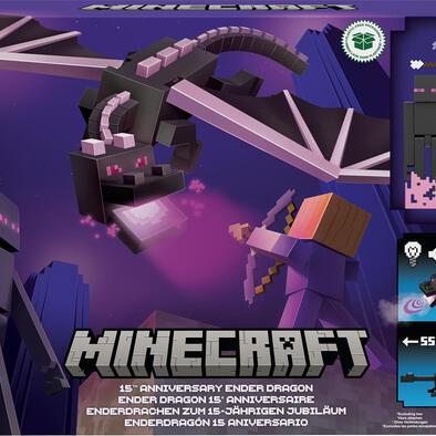Minecraft 3.25" Ender Dragon 15th Anniversary Edition