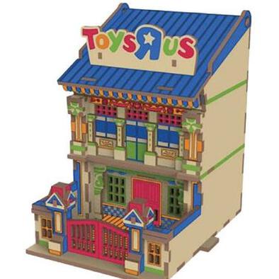 WA-GU-MI Wooden Art Peranakan House 