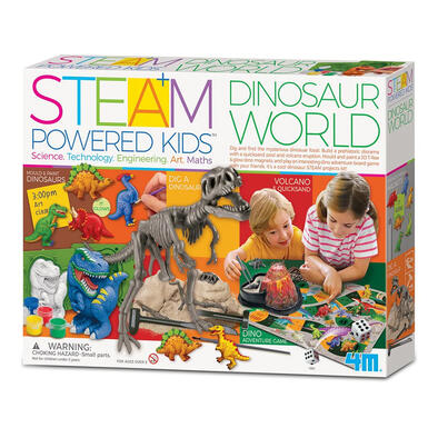 4M Steam Deluxe Dinosaur World