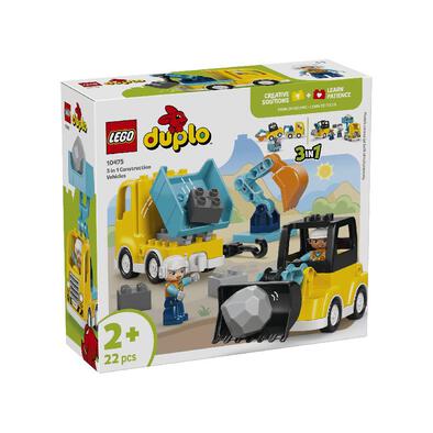 LEGO DUPLO Town 3 in 1 Construction Vehicles 10475