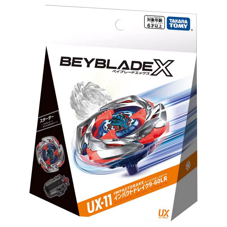 Beyblade X UX-11 Starter Impact Drake 9-60LR | Toys”R”Us