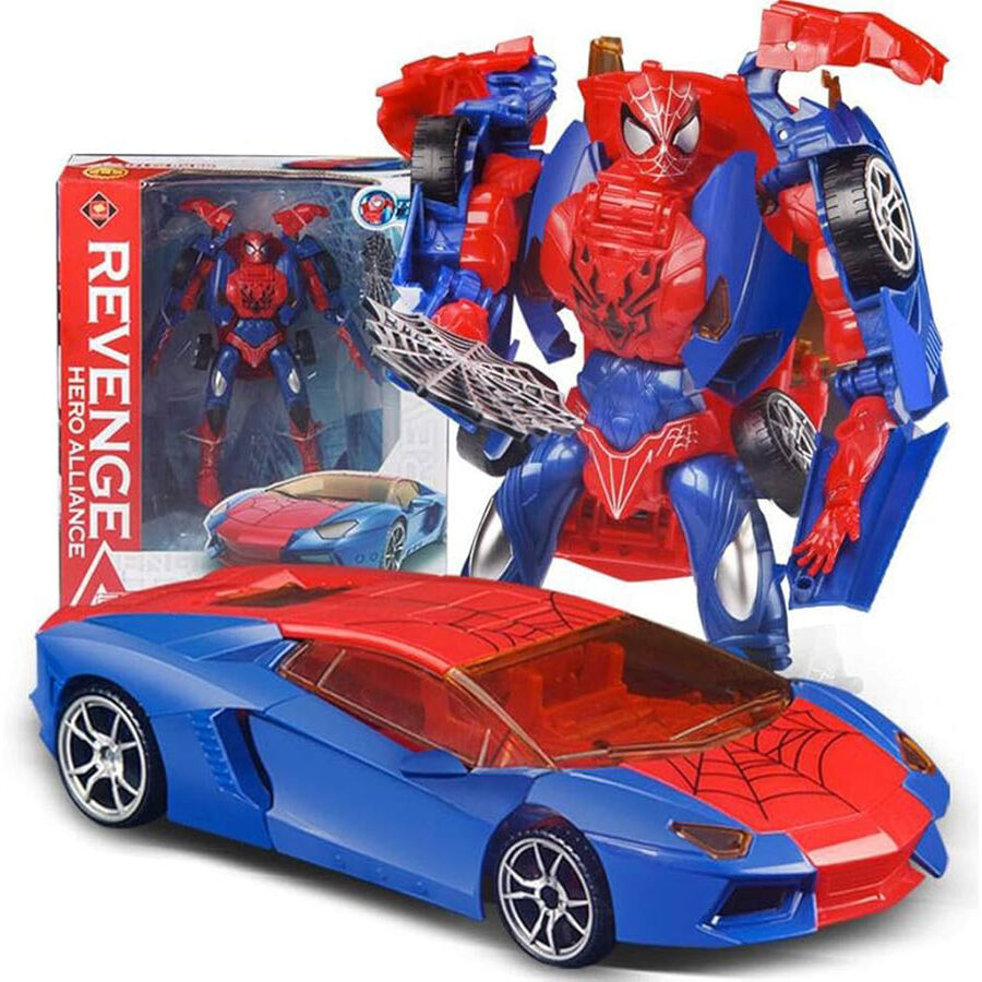 Spider man transforming car clearance