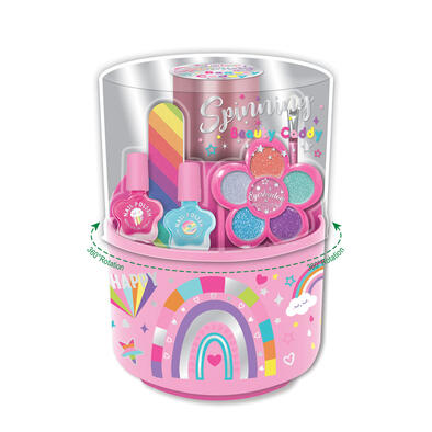 Hot Focus Spinning Beauty Caddy Rainbow