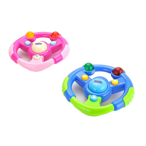 Peppa Pig Steering Wheel With Music, Light & Sound - Assorted