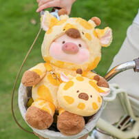LuLu the Piggy Animal Party - Cheerful Giraffe Lu Plush