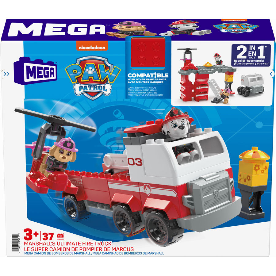 Mega Bloks Paw Patrol Marshall s Ultimate Fire Truck Toys