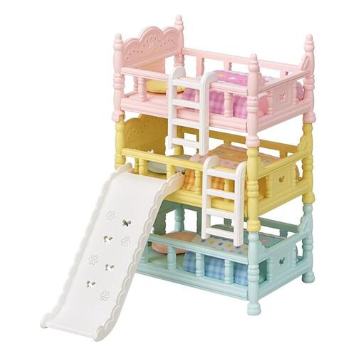 Triple Bunk Beds - Dollhouse Playsets