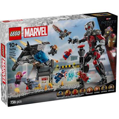  LEGO Marvel Captain America: Civil War Action Battle 76314