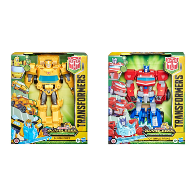 Transformers Bumblebee Cyberverse Adventures Dinobots Unite Roll N’ Change - Assorted