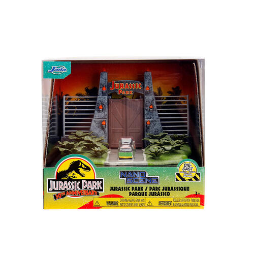 Jada Jurassic World Nano Scene Jurassic Park With 2 Figures