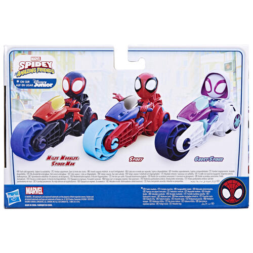Marvel Spidey and His Amazing Friends Motorcycle and Figure - Assorted