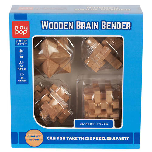 Play Pop Wooden Brain Benders Strategy Game