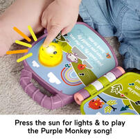 Fisher-Price Purple Monkey Musical Storybook