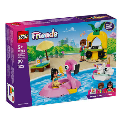 LEGO Friends Unicorn & Flamingo Pool Party 42658