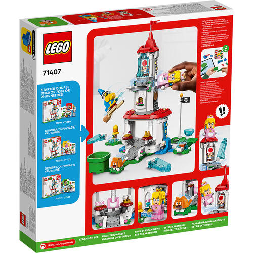 LEGO Super Mario Cat Peach Suit and Frozen Tower Expansion Set 71407