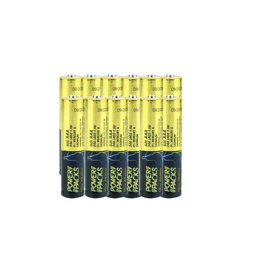 Power Packs Ultra Alkaline AAA Battery 12 Pieces