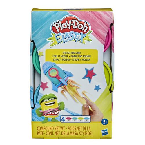 Play-Doh Elastix Compound 4 Pack - Assorted