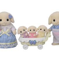 Sylvanian Families Flora Rabbit Family