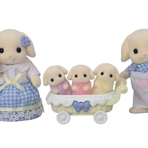 Sylvanian Families Flora Rabbit Family