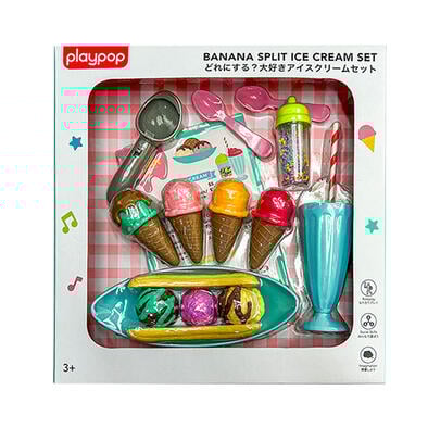 playpop Banana Split Ice Cream Set