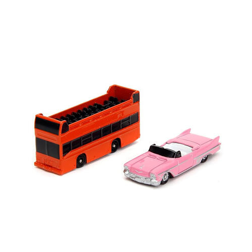 Jada Nanoscene Hollywood Rides Walk Of Fame Diorama With 2 Vehicles