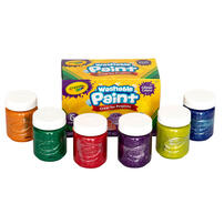 Crayola 6CT Kids Paint, Glitter Color
