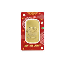Sanrio My Melody Daruma Collection 24K Gold-Plated Ingot