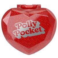 Polly Pocket Mattel 80th Ruby Red Ring Box