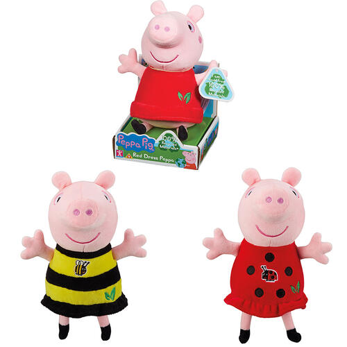 ECO Peppa Pig Soft Toy 4 - Assorted