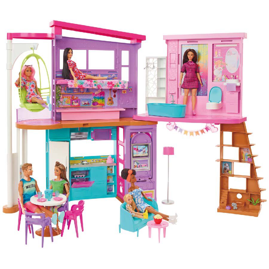 Barbie malibu dreamhouse playset clearance
