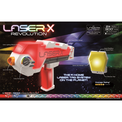 Laser X Revolution Double Blaster 2 Player Set Brand New Free Shipping